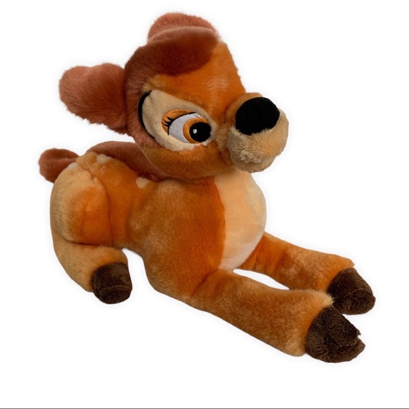 Vintage Disney Store Bambi Fawn Plush Authentic Exclusive 14”Stuffed Animal - Picture 2 of 5